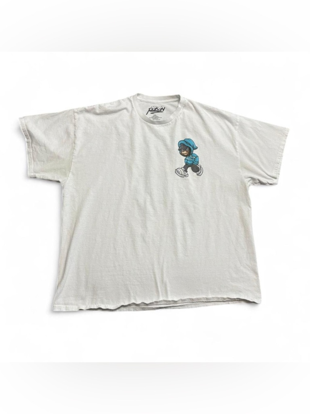Popular Poison | Graphic Tee White “Lonely Bear” Print 2XL